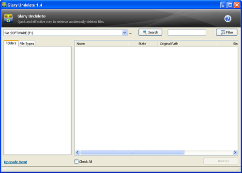 Click to view Glary Undelete 1.8.0.468 screenshot