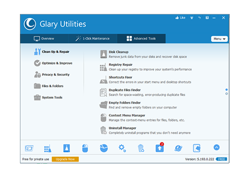 Click to view Latest Glary Utilities Installer 5.1 screenshot