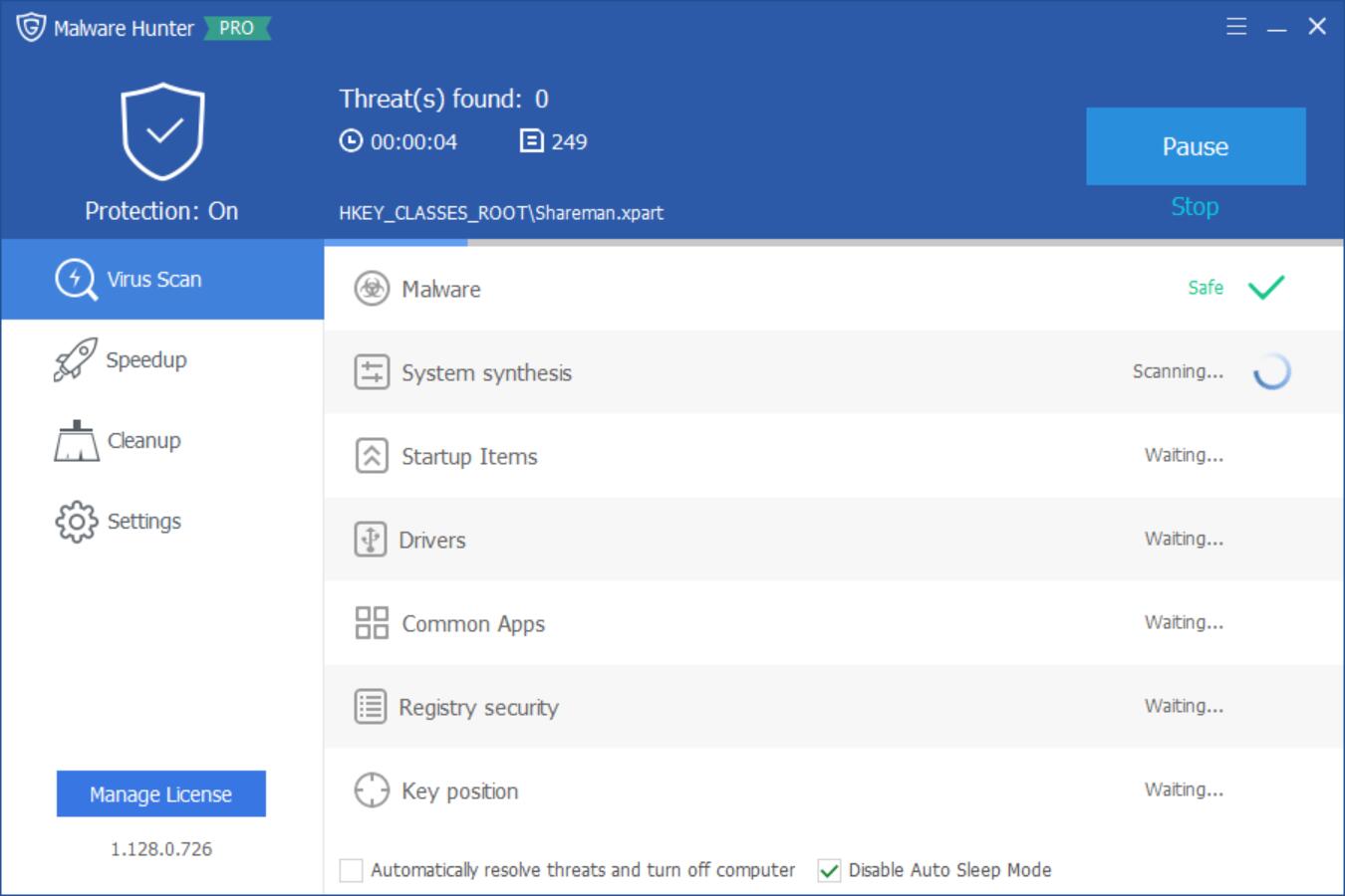 Glarysoft Malware Hunter