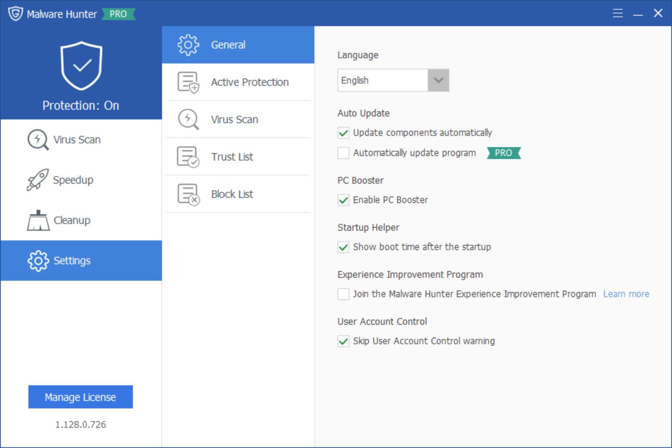 Glarysoft Malware Hunter