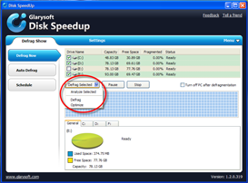 Disk SpeedUp Screenshots - Disk Defrag