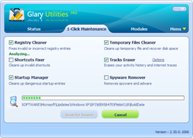 Glary Utilities Pro Screenshots - One Click Maintenance