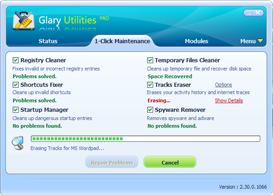 Glary Utilities Pro: análisis de problemas y opciones de reparación (captura horizontal)