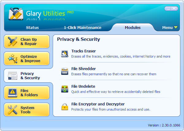 Glary utilities pro screenshots - all-in-one system utilities, fast and simple to use | glarysoft