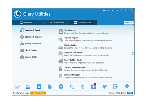 Windows 7 Portable Glary Utilities 5.194.0.223 full